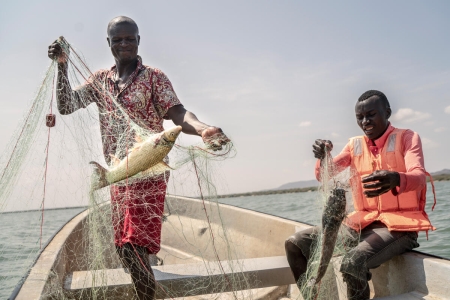 Fisherman in Kenya